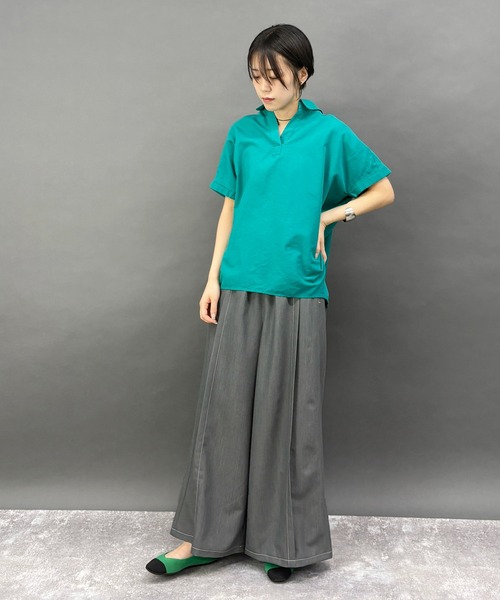 NICOLE white（ニコルホワイト） ワイドパンツ パンツ 「セットアップ