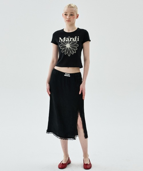 Mardi Mercredi（マルディメクルディ） tシャツ 半袖 SLIM FIT TOP