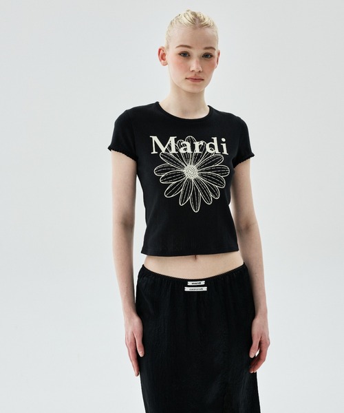 Mardi Mercredi（マルディメクルディ） tシャツ 半袖 SLIM FIT TOP