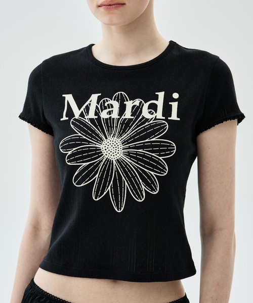 Mardi Mercredi（マルディメクルディ） tシャツ 半袖 SLIM FIT TOP