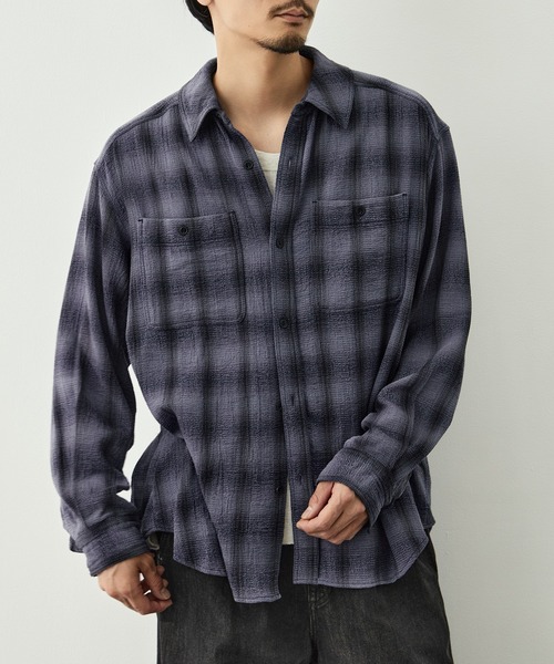 CITY TOKYO シャツ 「CITY TOKYO/シティートーキョー」模紗織 チェック