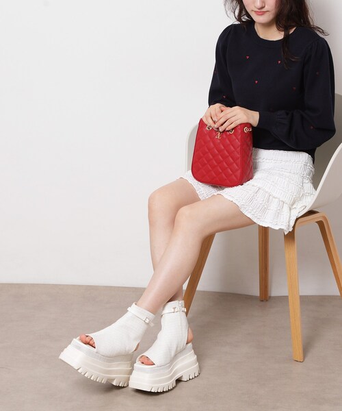 「ESPERANZA」 フラットパンプス S ブラック レディース_画像3