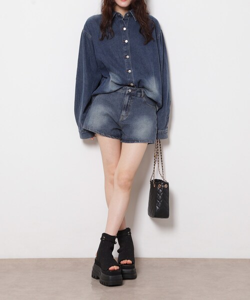 「ESPERANZA」 フラットパンプス S ブラック レディース_画像6
