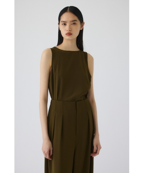 RIM.ARK タンクトップ ノースリーブ Georgette sleeveless tops(ジョー