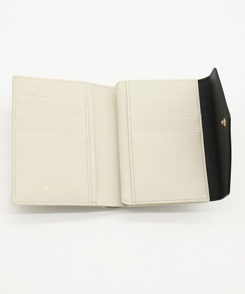 CULLNI（クルニ） 財布 Leather Combination Pocket Flap Clasp Wallet