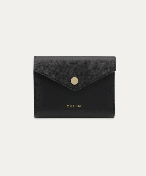 CULLNI（クルニ） 財布 Leather Combination Pocket Flap Clasp Wallet