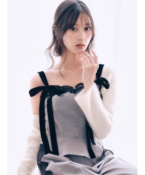 rokh（ロク） rokh DOUBLE PADDED DETAILED CORSET R0CA267 レディース