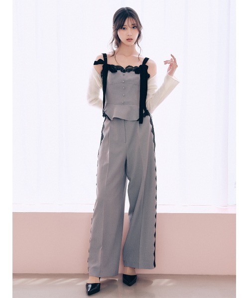 SNIDEL（スナイデル） 「セットアップ対応」コルセットビスチェキャミ