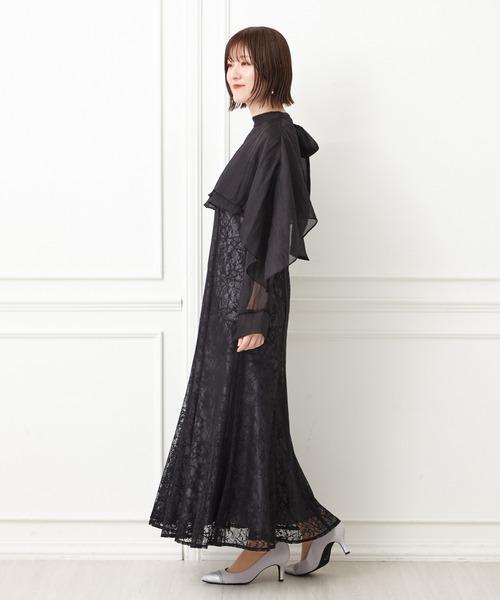 「AIMER」 コンビワンピース SMALL ブラック レディース_画像3
