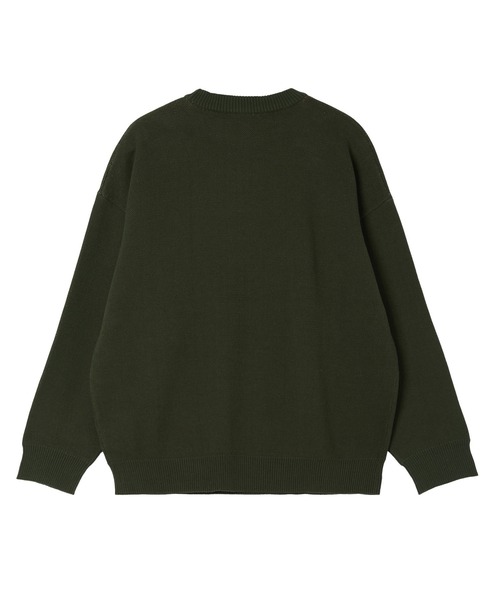 X-girl（エックスガール） ニット セーター WORLD LOGO JACQUARD KNIT