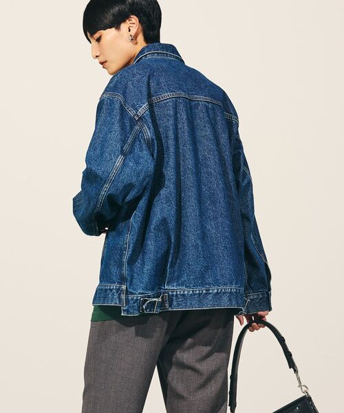 「AMERICAN HOLIC」 デニムジャケット M インディゴブルー レディース_画像3