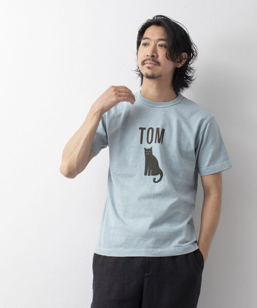 「BARNS OUTFITTERS」 半袖Tシャツ M ホワイト メンズ_画像8