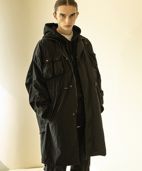 37 割引ブラック カーキ M メンズ Mサイズ相当 L メンズ Lサイズ相当 卸売 コート モッズコート Massnoun Layered M 65 Fishtail Coat レイヤードm 65 フィッシュテールコート ジャケット メンズファッション ファッションブラックカーキm メンズ Mサイズ