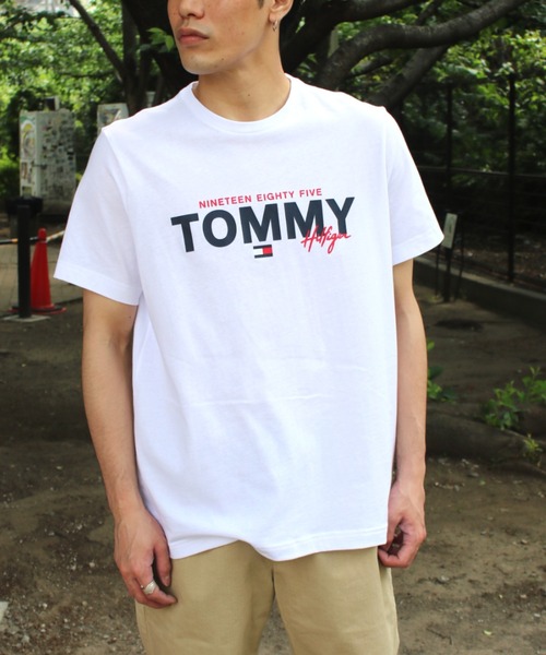 Tシャツ Tシャツ Tommy Hilfiger トミー ヒルフィガー ロゴ プリント クルーネック 半袖 Tシャツ メンズ Zozotown Paypayモール店 通販 Paypayモール