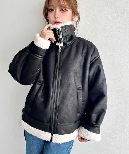 moment+ ムートンコート ボアコート 「累計販売枚数2万枚突破