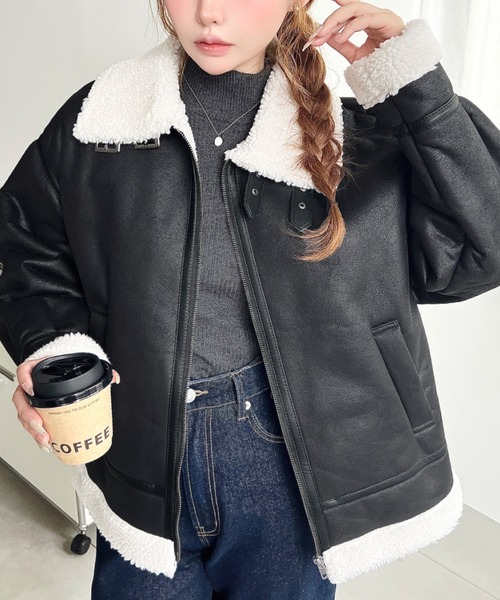 moment+ ムートンコート ボアコート 「累計販売枚数2万枚突破