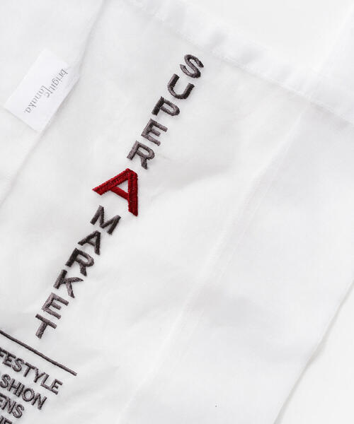 MIYAGIHIDETAKA × SUPER A MARKET トートバッグ スーパー エー マーケットとミヤギヒデタカがコラボ、余った資源