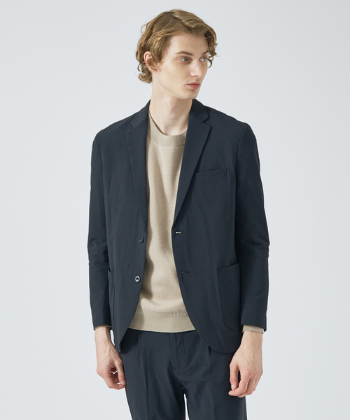 グレジュ テーラードジャケット フリース風 ABAHOUSE（アバハウス） ジャケット テーラードジャケット 「 Storm