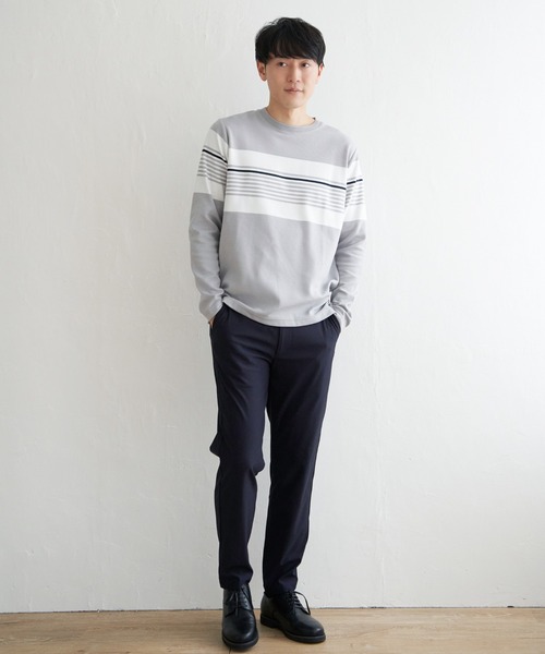 ikka スラックス GOKU楽 EASYSTRETCH イージーストレッチ メンズ