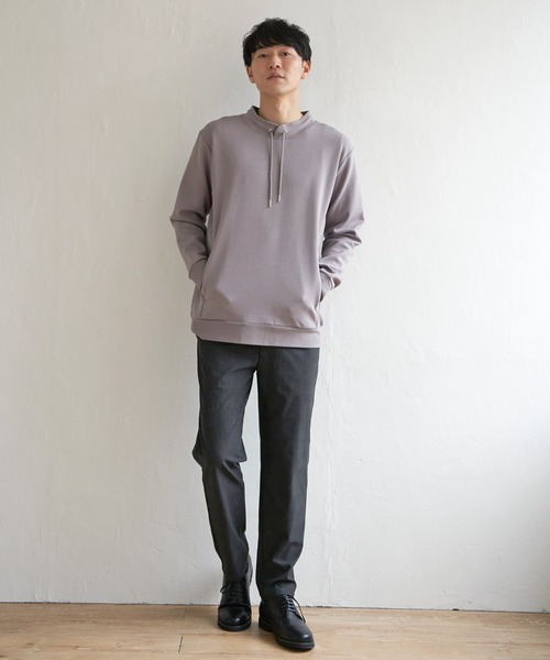 ikka メンズ　イージーストレッチフードコート　新品 ikka メンズ イージーストレッチフードコート 新品 - メルカリ