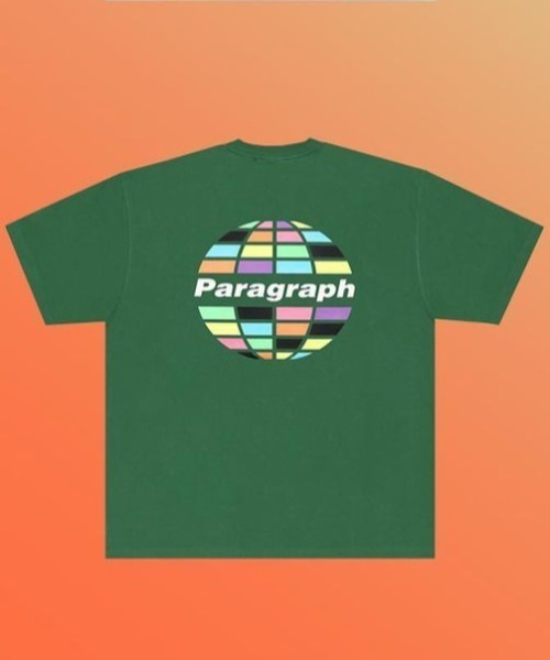 【Paragraph】★関税込★アメージングフラワーTシャツ Paragraph tシャツ A'GEM/9 × .kom「paragraph/パラグラフ