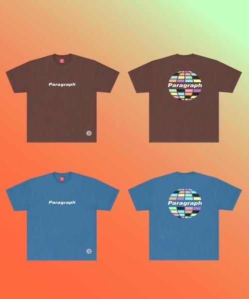 Paragraph tシャツ A'GEM/9 × .kom「paragraph/パラグラフ
