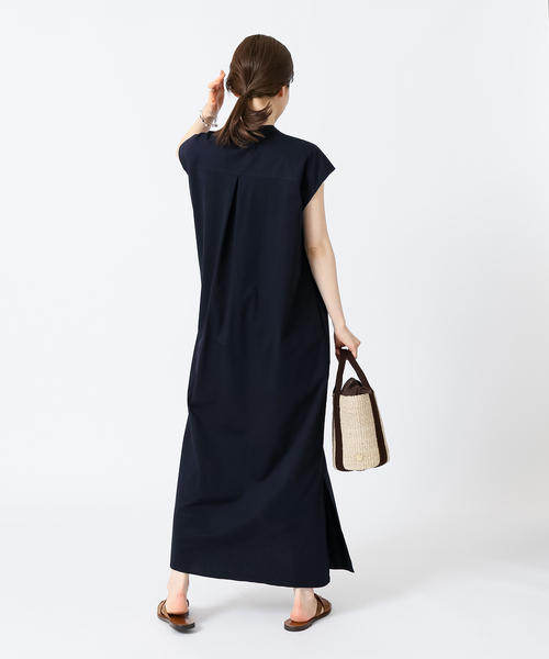 IENA ワンピース シャツワンピース フレンチスリーブシャツ