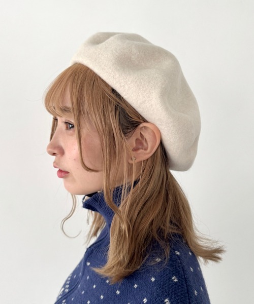 Loueme 帽子 ベレー帽 「11色展開」ベーシックベレー帽