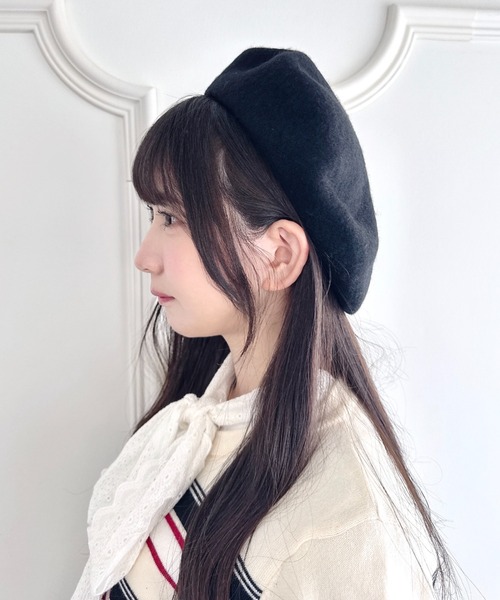 Loueme 帽子 ベレー帽 「11色展開」ベーシックベレー帽
