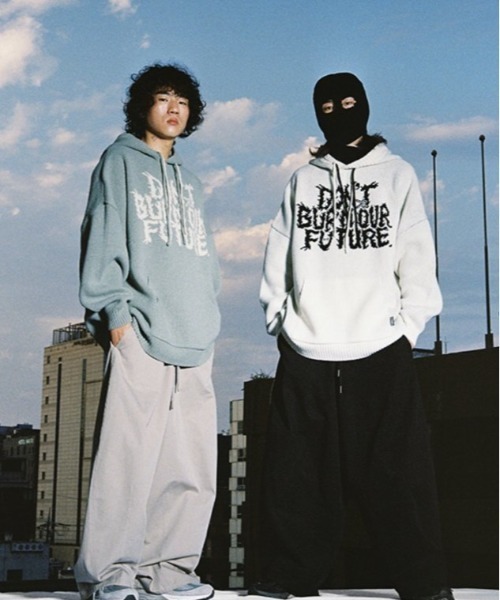 AJOBYAJO セーター ニット 「AJOBYAJO」Oversized (19) Slogan