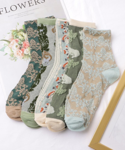 CORGI（コーギ） 靴下 Corgi / コーギー：COTTON PLAIN 3×1 RIB SOCKS