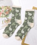 靴下 「5足セット」レトロデザインバラエティソ...の詳細画像4