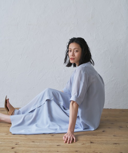 john 柄ワンピース Audrey and John Wad（オードリーアンドジョンワッド） シャツ