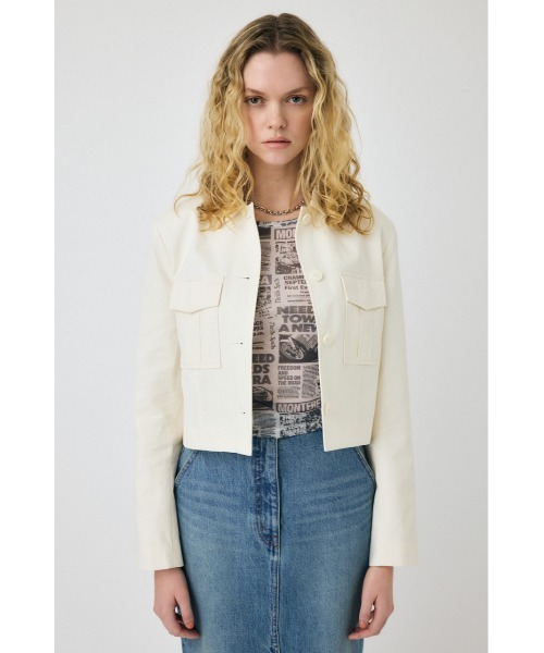 LAGUA GEM ミリタリー ショート ジャケット LAGUA GEM（ラグアジェム）の「MILITARY SHORT JK ミリタリーショート