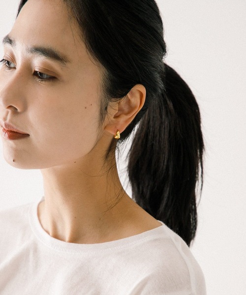 URBAN RESEARCH ピアス decor「デコール」 Plump Drop Pierce M