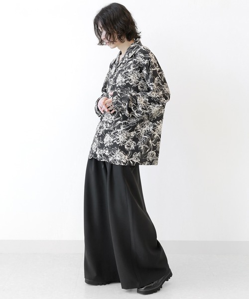 日本未入荷★Karen Millen 無地ワイドスラックス 日本未入荷☆Karen Millen 無地ワイドスラックス ボトムス