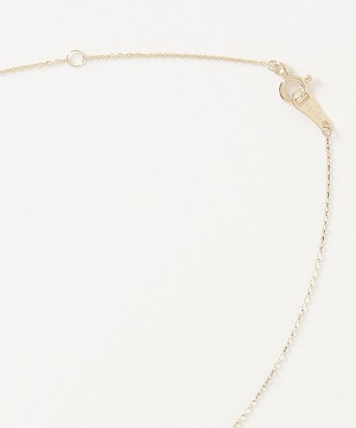 agete ネックレス K10ダイヤモンドネックレス（0.03ct