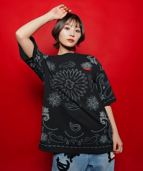 完売品　美品　限定コラボ　GA×GALFY-バンダナわんわんシャツ GALFY tシャツ GA×GALFY-バンダナわんわんTee メンズ レディース
