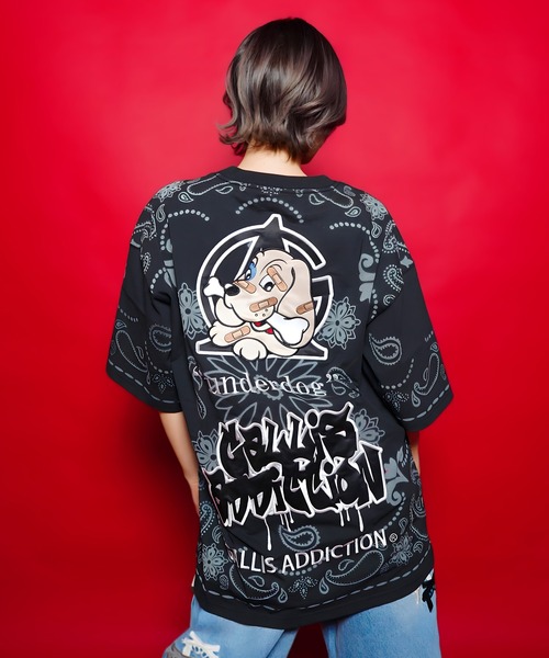GALFY tシャツ GA×GALFY-バンダナわんわんTee メンズ レディース