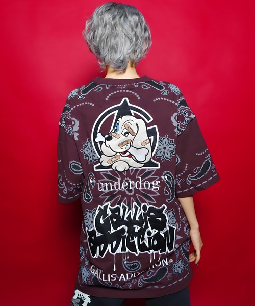 完売品　美品　限定コラボ　GA×GALFY-バンダナわんわんシャツ 完売品 美品 限定コラボ GA×GALFY-バンダナわんわんシャツ