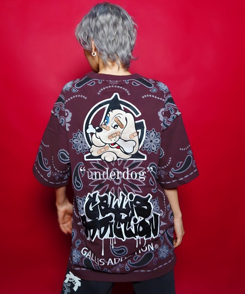 ガルフィー GA×GALFY-バンダナわんわんシャツ GALFY tシャツ GA×GALFY-バンダナわんわんTee メンズ レディース