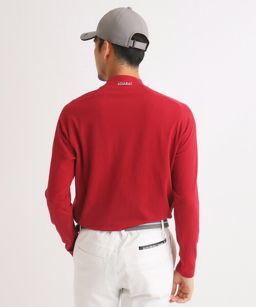 adabat（アダバット） tシャツ 「吸湿発熱」メッセージロゴデザイン