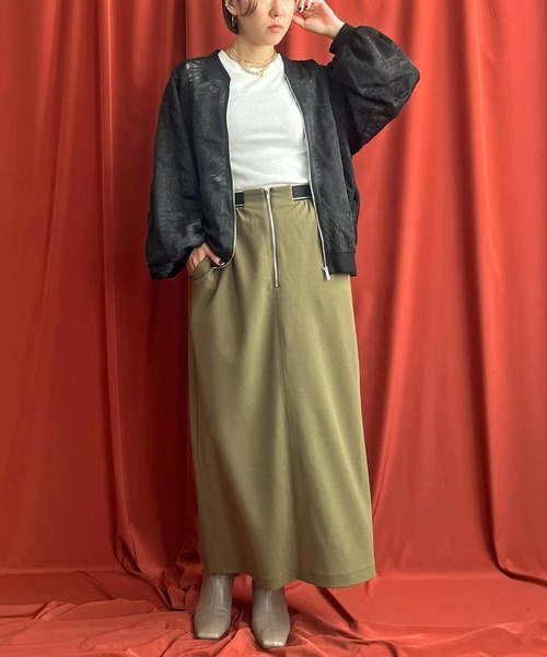 LHELBIE（レルビエ） ブルゾン アウター ペイズリーシアーブルゾン