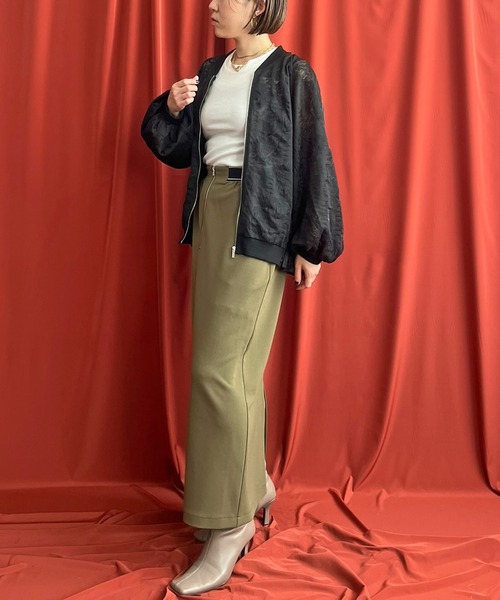 LHELBIE（レルビエ） ブルゾン アウター ペイズリーシアーブルゾン