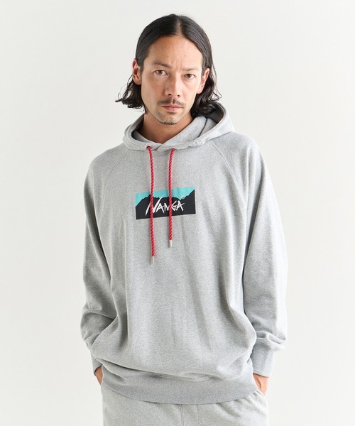 NANGA（ナンガ） パーカー ECO HYBRID BOX LOGO SWEAT HOODIE/エコ