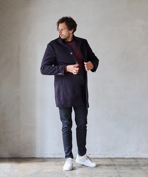 大幅値下♡新品♡チェスターコート　ジャスグリッティー　リランドチュール CLEL（クレイル） チェスターコート コート 「CLEL」Loose Cord Lace