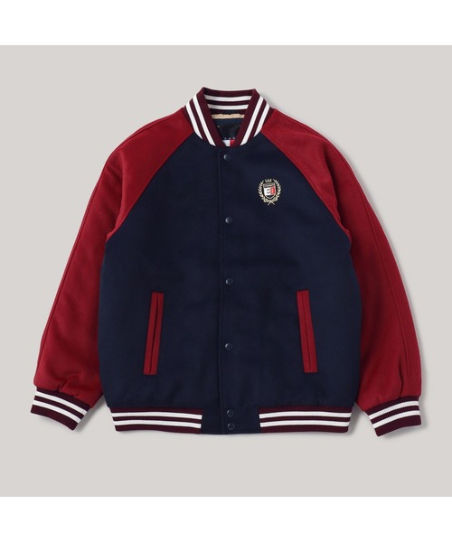 TOMMY HILFIGER ブルゾン アウター ウールブレンドクレスト
