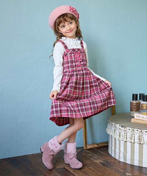 【any FAM KIDS】ジャケットとジャンパースカート120cm trim_ofcrs_item76e6327a530c11e