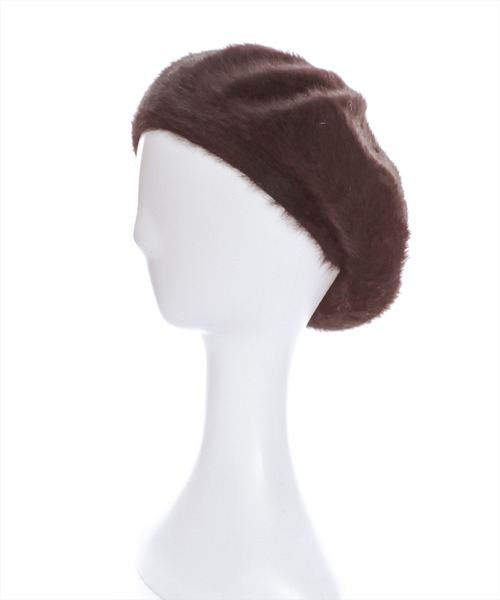 clear 帽子 ベレー帽 ファーベレー帽 「ふわふわ フェミニン」「再入荷