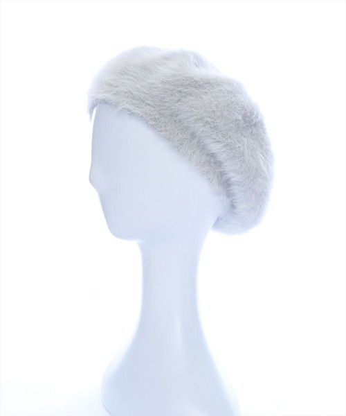 clear 帽子 ベレー帽 ファーベレー帽 「ふわふわ フェミニン」「再入荷